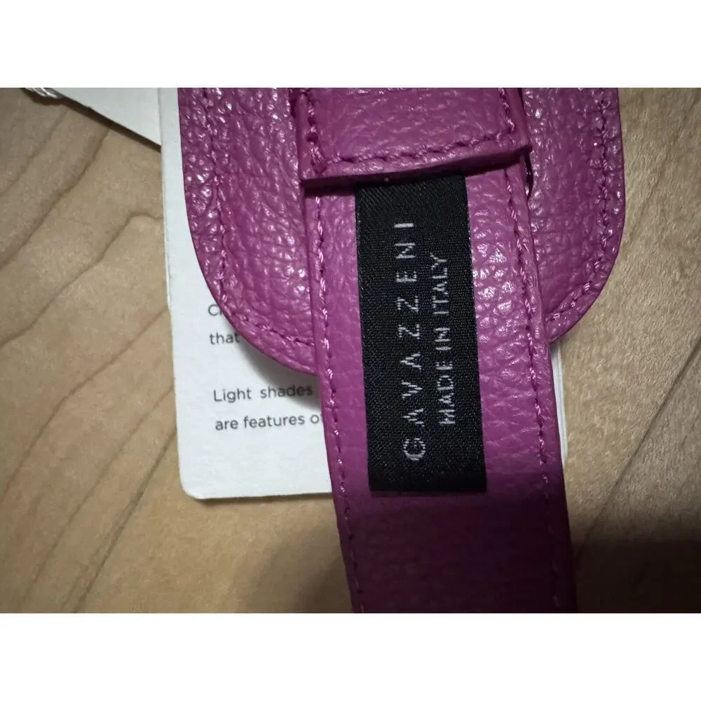 Veronica Beard x Gavazzeni Lavanda Belt Willer Rosa Fucsia Leather NEW $130 XS - Picture 4 of 5